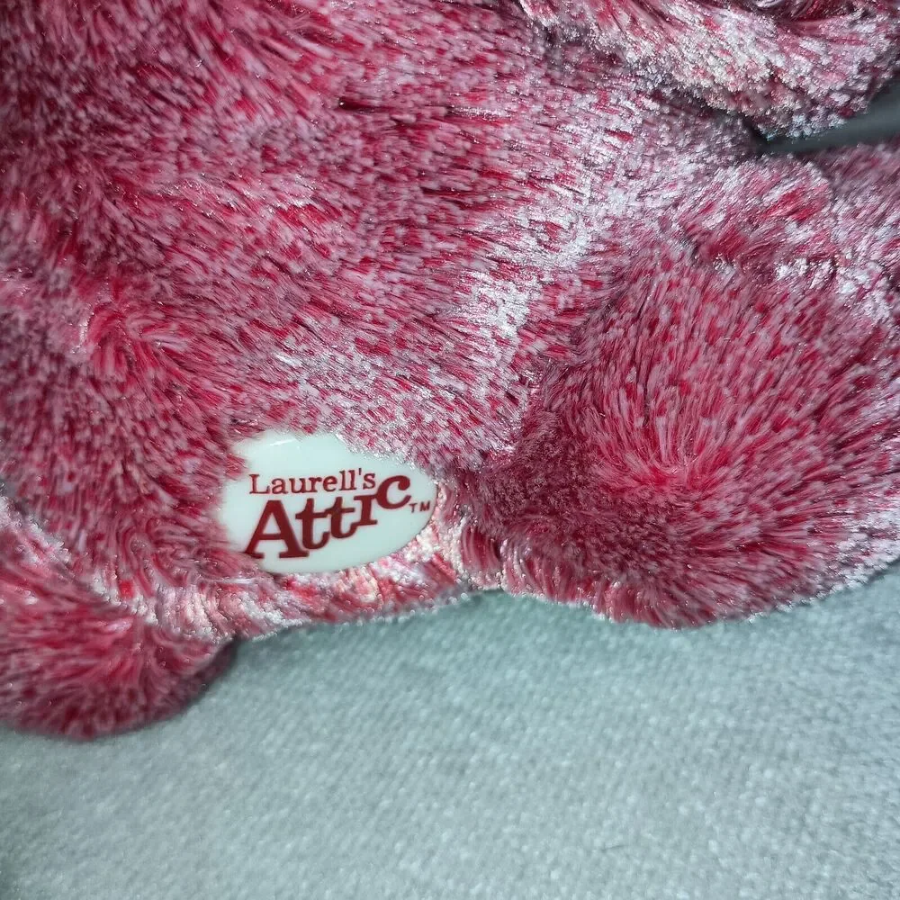 READ Dan Dee Valentines Day Gift Teddy Bear Holding Red Rose Plush 7” Present